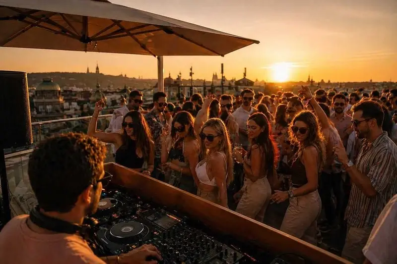 Rooftop Sunset Party