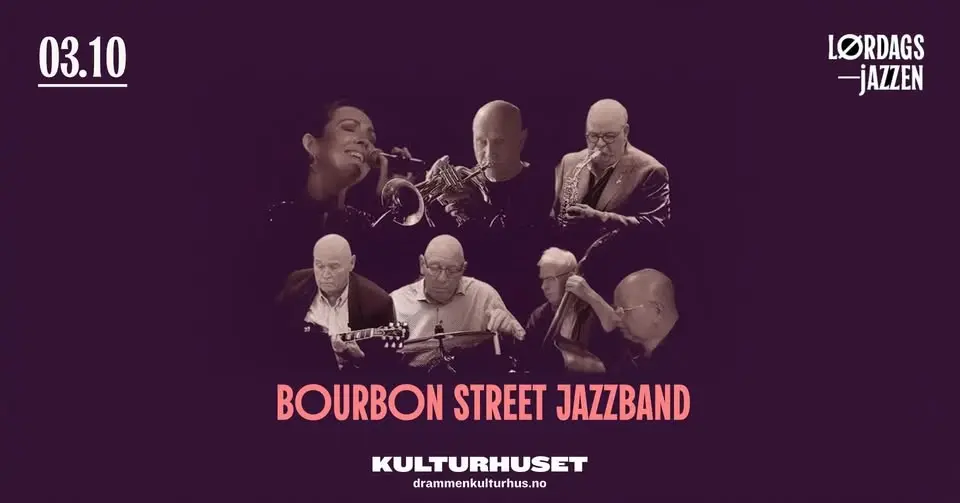 Lørdagsjazzen: Bourbon Street Jazzband // Drammen kulturhus