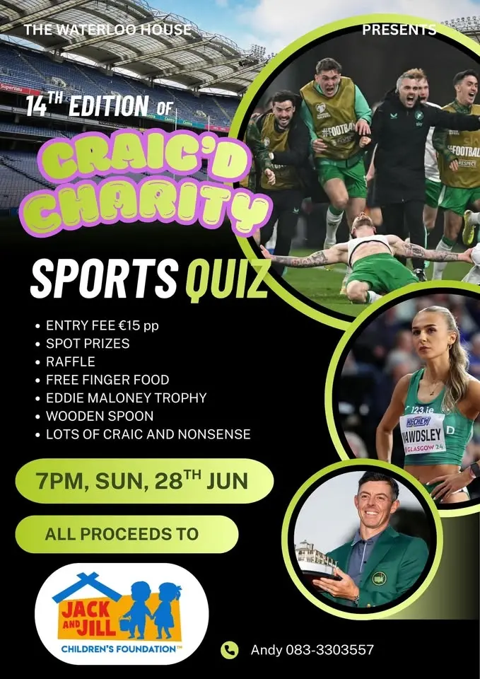 Craic'd Charity Sports Quiz
