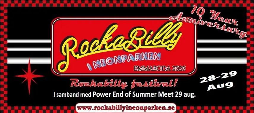 Rockabilly i Neonparken 2026 10-års jubileum!