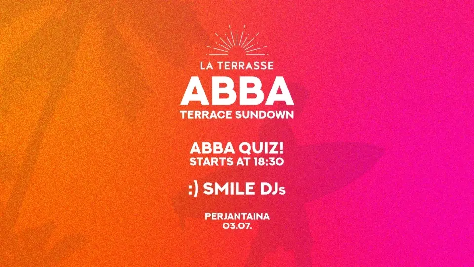 ABBA - TERRACE SUNDOWN / La Terrasse