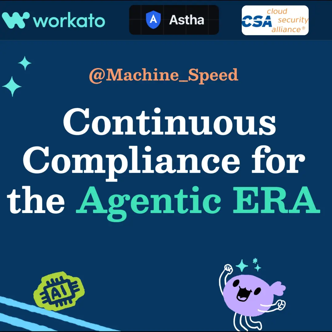 @Machine Speed: Continuous Compliance for the Agentic Era