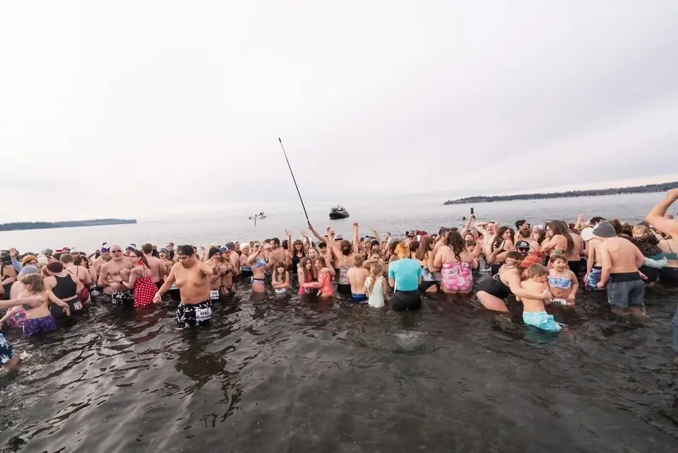 Birch Bay's Annual Polar Bear Plunge!