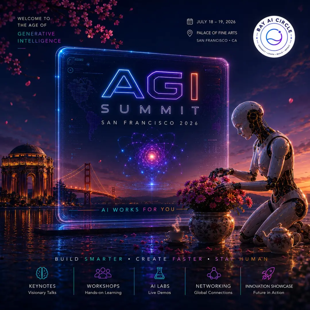 AGI Summit 2026 | Where GenAI Converges · July 18–19 · Palace of Fine Arts, San Francisco