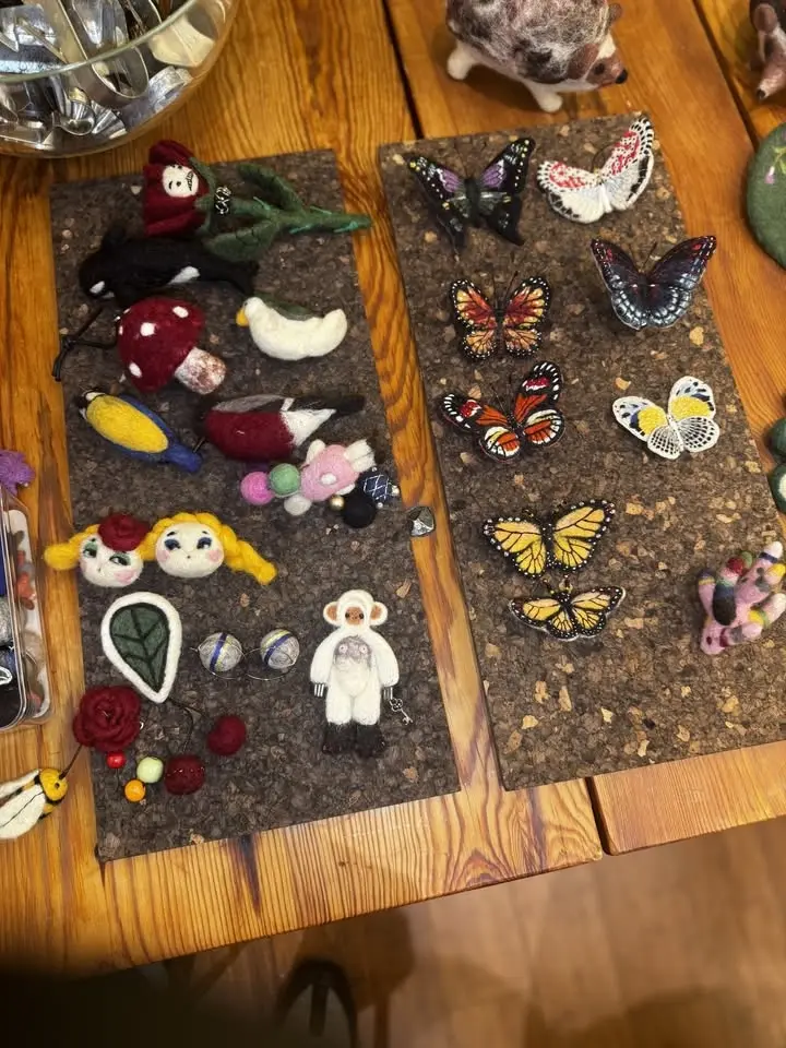 Needle felting with Ran D