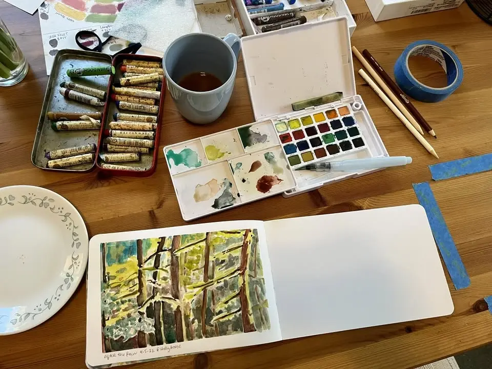 The Drawing Workshop: Abstracting Form & Color in Nature