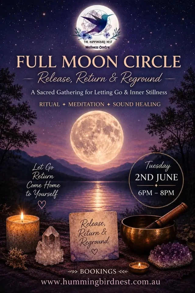 Full Moon Circle Tuesday 2nd June , 2026 6 PM - 8PM