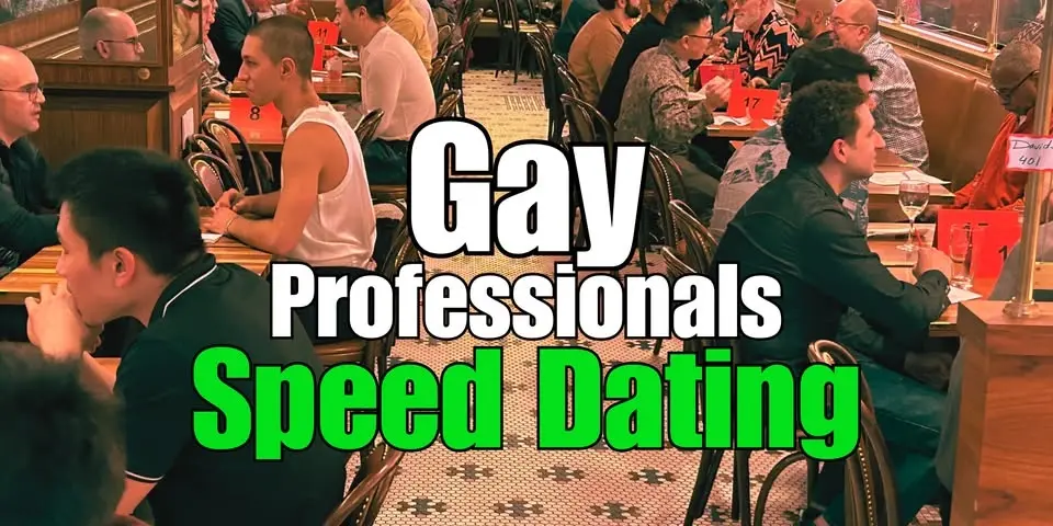 Gay Professionals Speed Dating-Tue 9/15