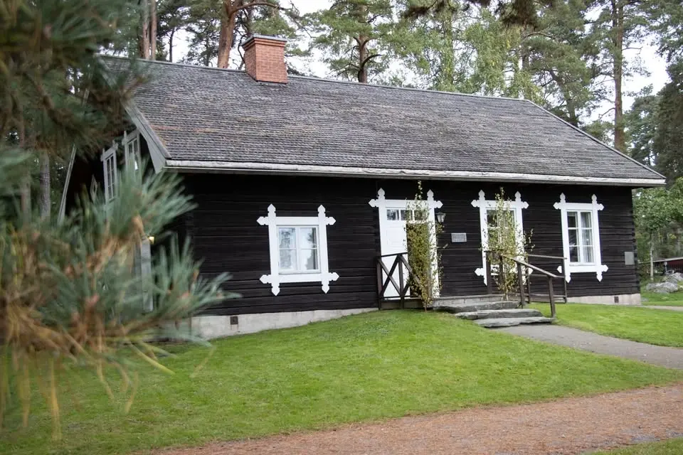 Gudstjänst på midsommardagen i Acksjöns kapell
