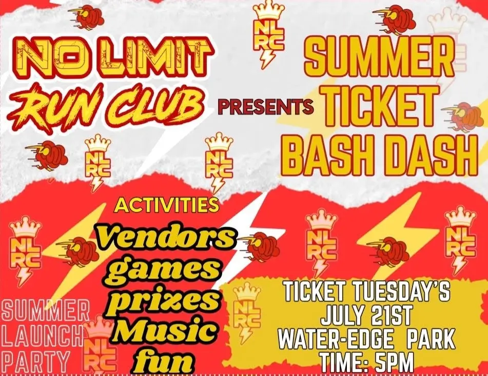 No Limit Run Club Summer Ticket Bash Dash