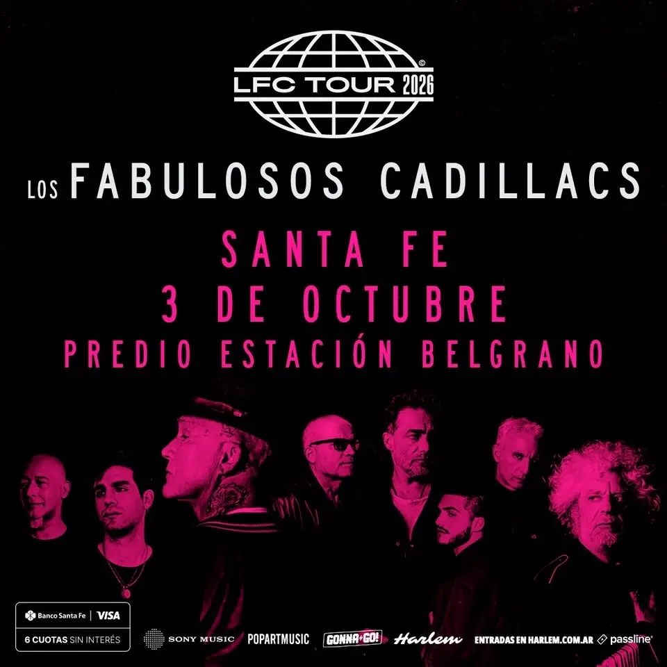 LOS FABULOSOS CADILLACS en Santa Fe | 3 de octubre