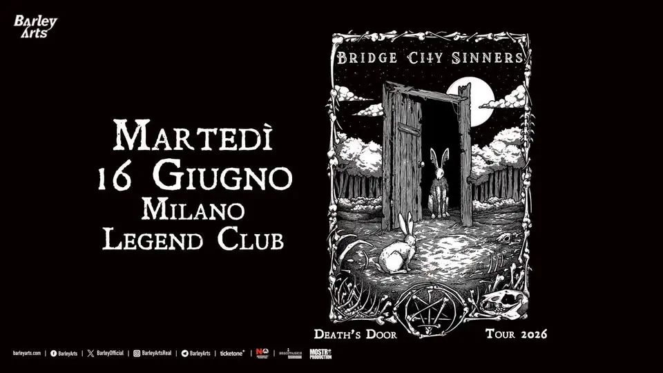 Bridge City Sinners | Death's Door Tour 2026 | Live in Milan