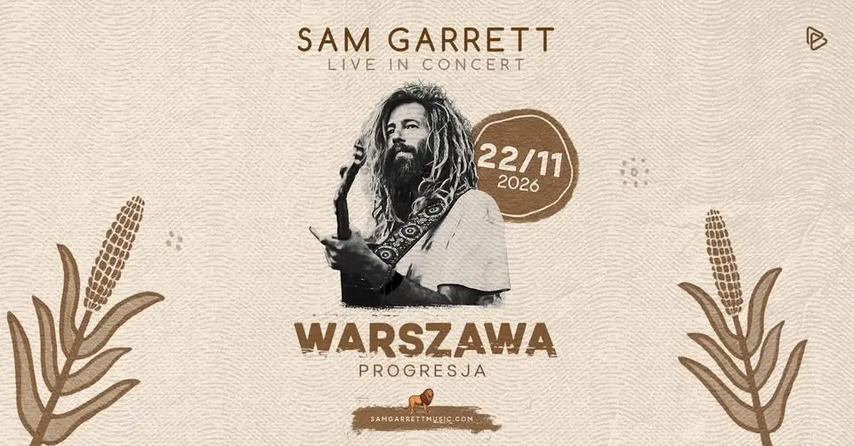 SAM GARRETT LIVE IN WARSAW 2026