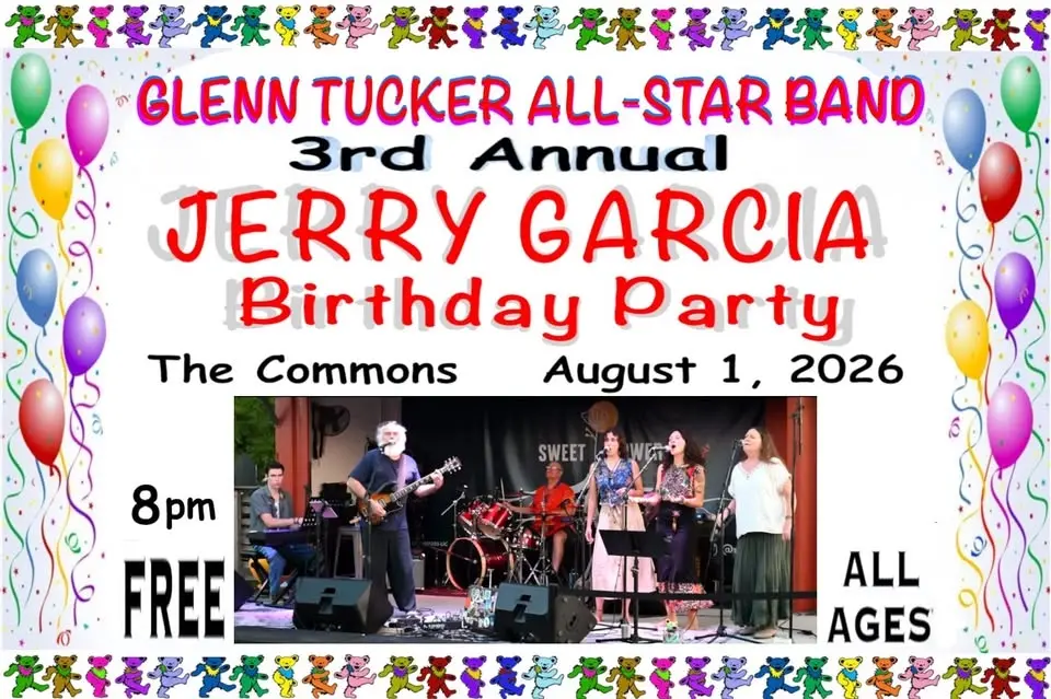 Jerry Garcia Birthday Celebration at The Commons, August 1, 2026