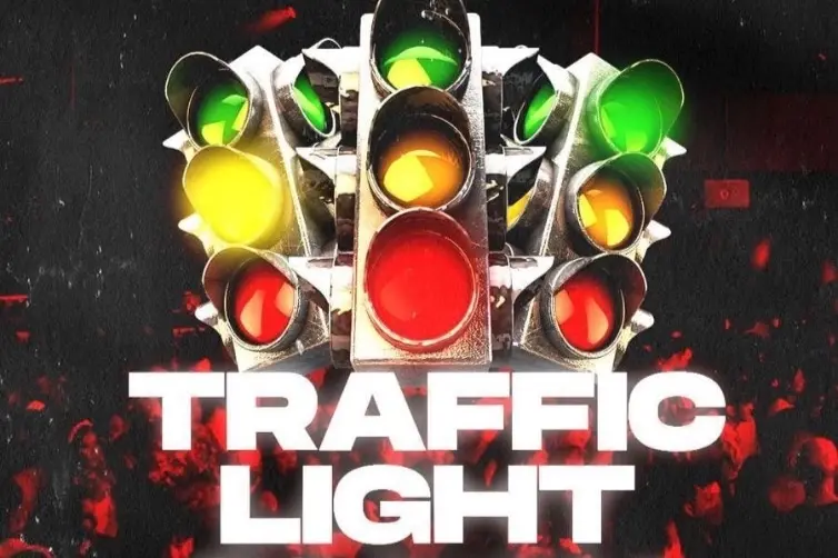 Erasmus Traffic Light/UV Light Party