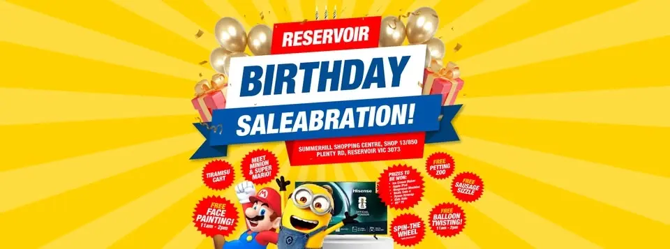 DCO Reservoir 2026 BIRTHDAY SALEABRATION
