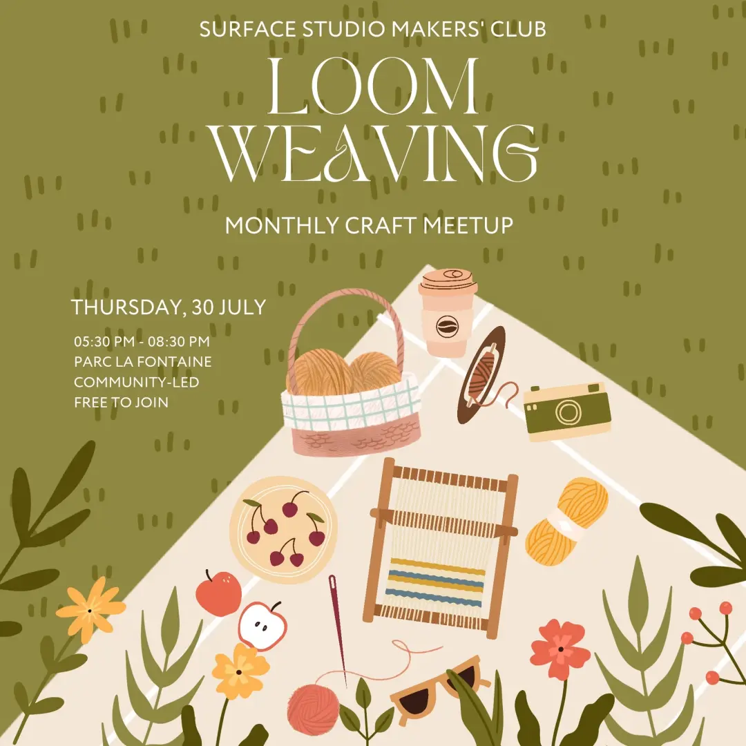 Loom Weaving Meetup | Surface Studio Makers Club