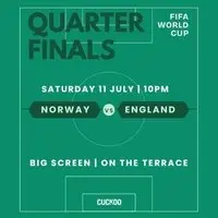 Quarter finals on the terrace
