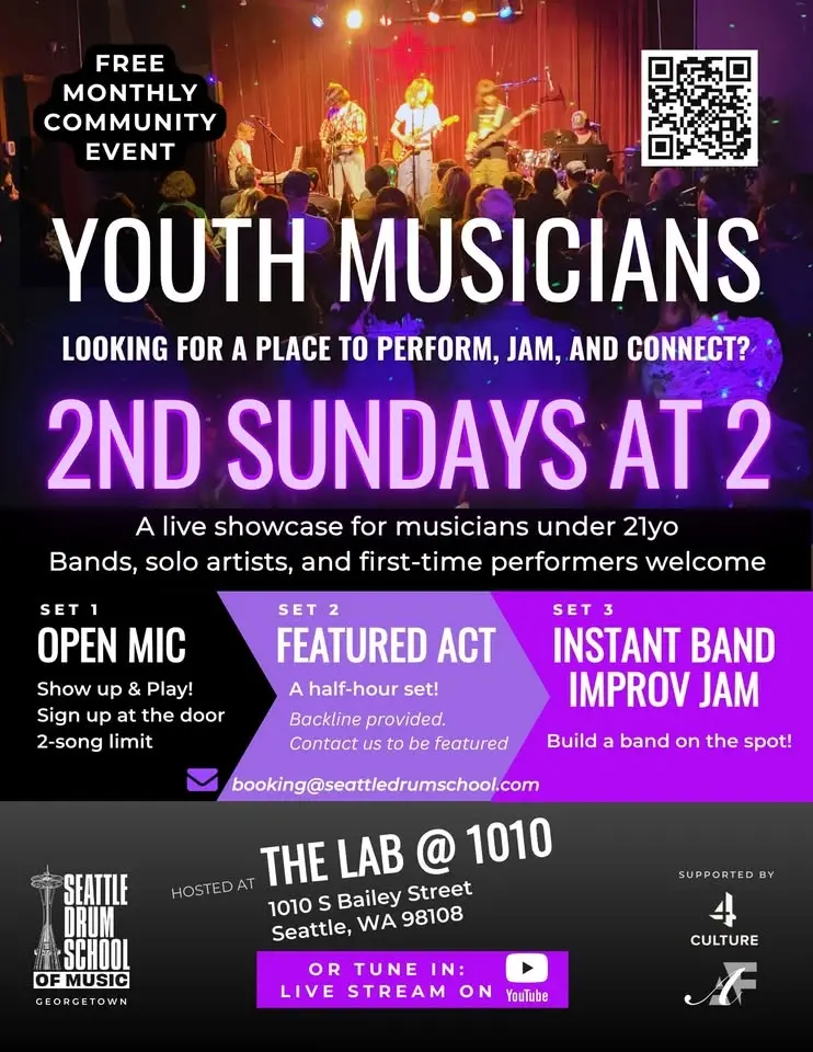 2nd Sundays at 2: Contact us to feature!