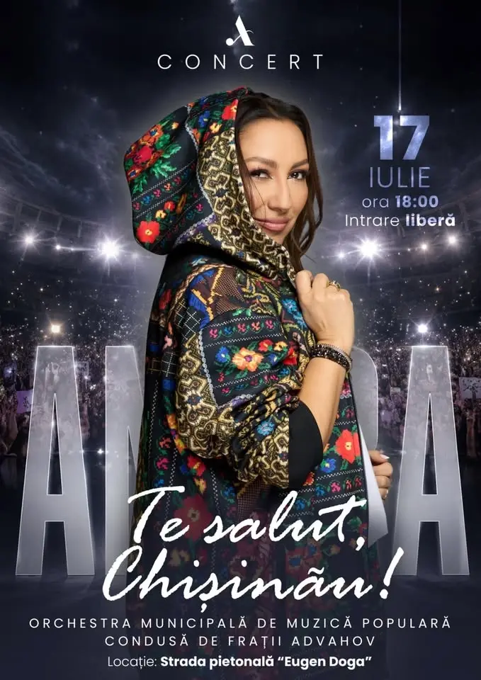 Concert ANDRA la Chișinău @ Te salut, Chișinău! Festival 2026