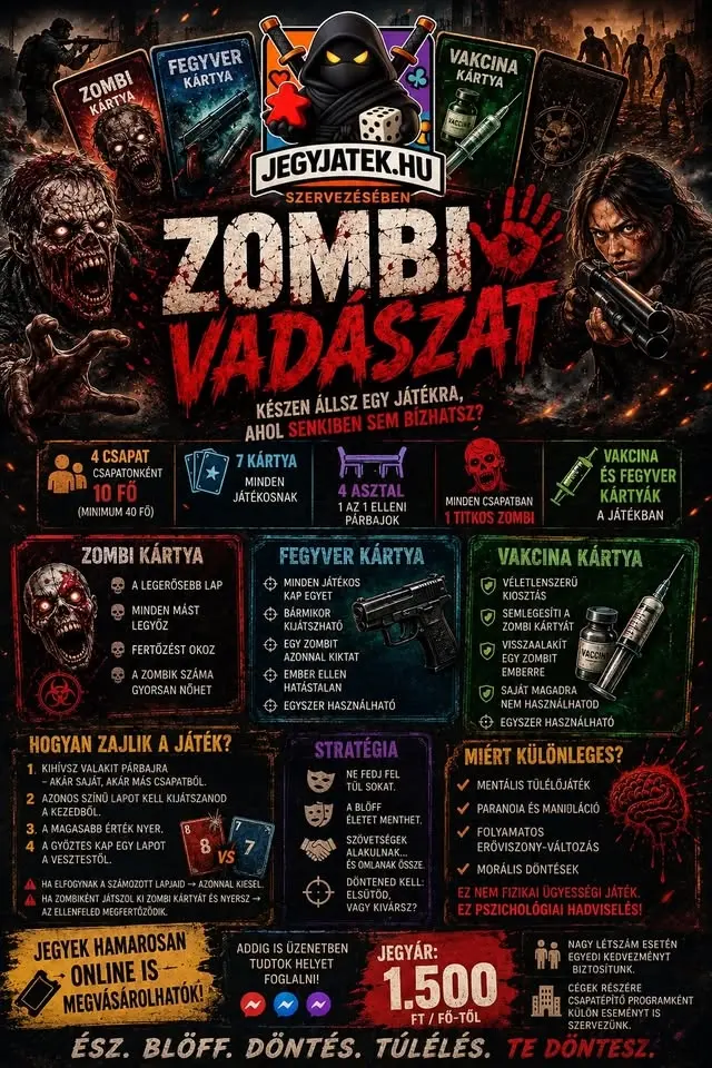 đ§ââïž ZOMBIVADĂSZAT â ĂLĆ TĂLĂLĆJĂTĂK