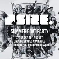Size Summer Boat Party