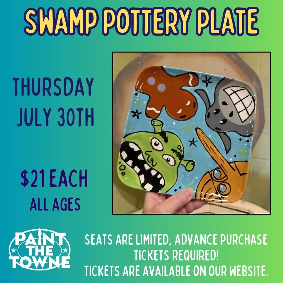 Swamp Pottery Plate