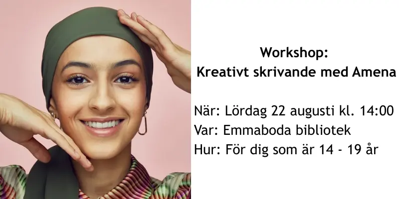Workshop: Kreativt skrivande med Amena - 14-19 år