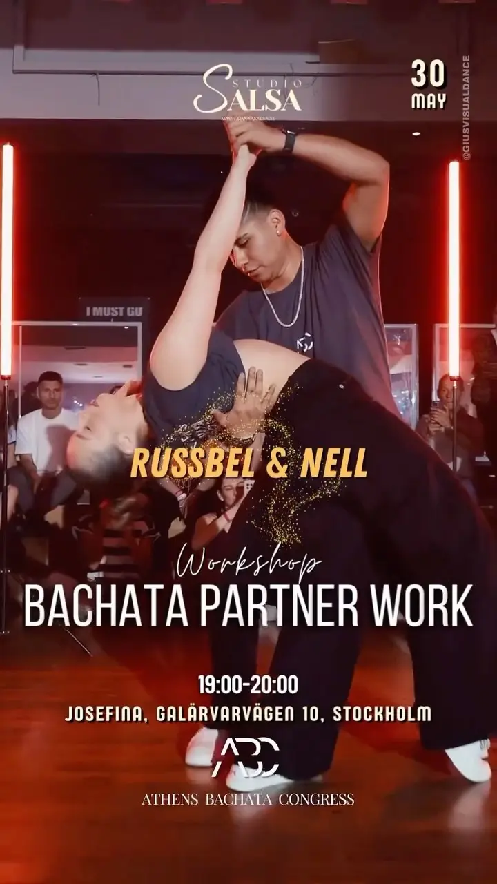Studio Salsa Sommarpremiär – Bachata Partner Work Workshop & Social