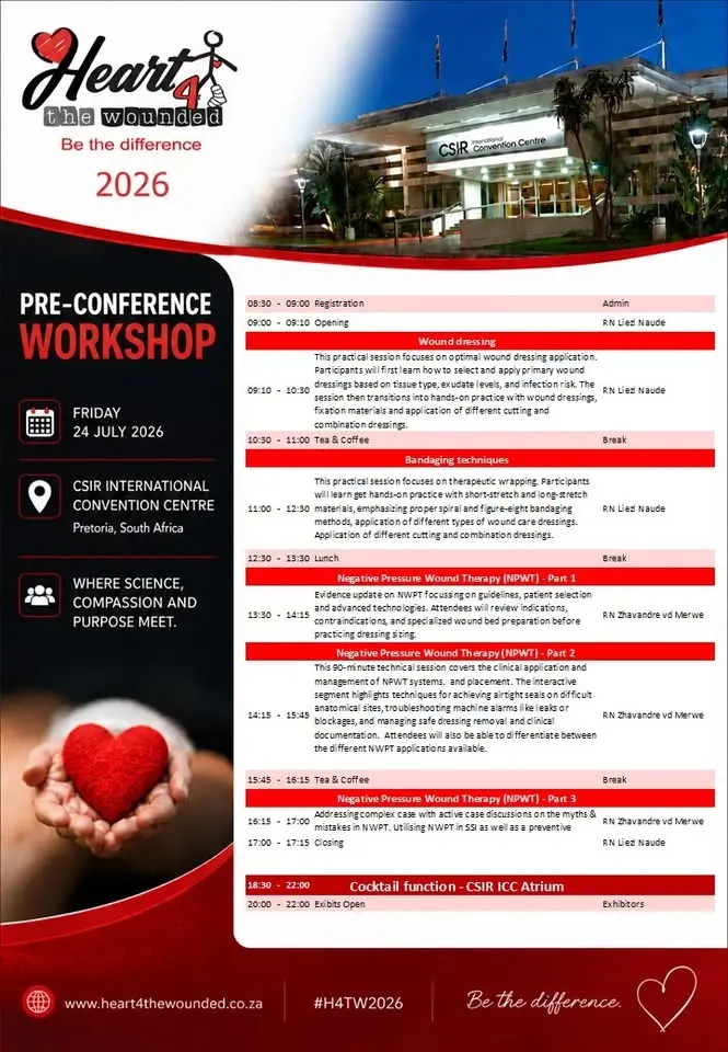 Heart 4 the Wounded Pre-conference workshop
