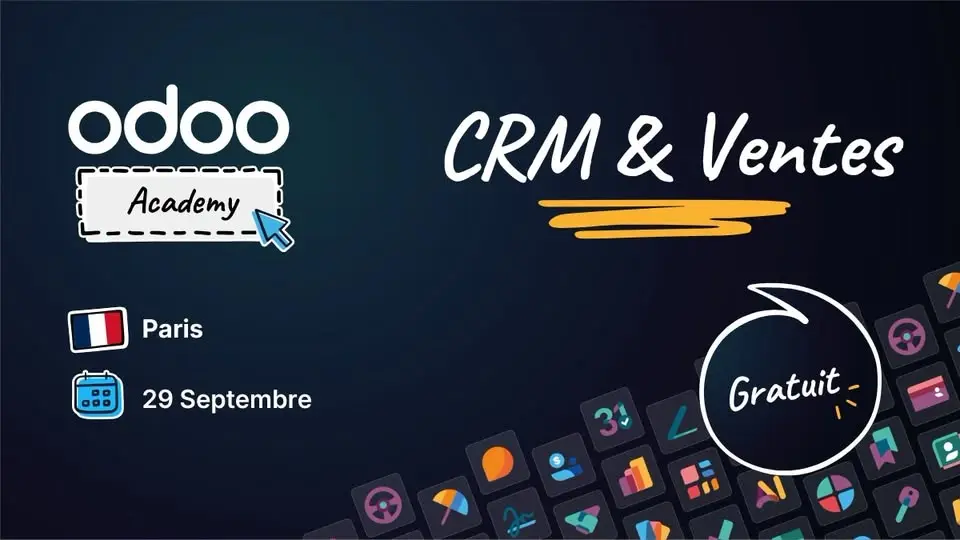 Odoo Academy CRM/Ventes - Paris
