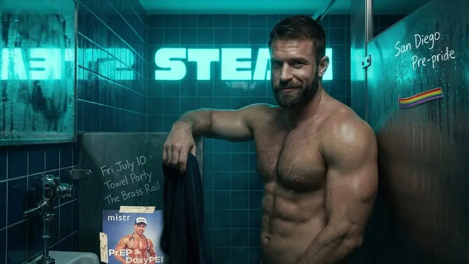 Steam Towel Party San Diego Pre-Pride