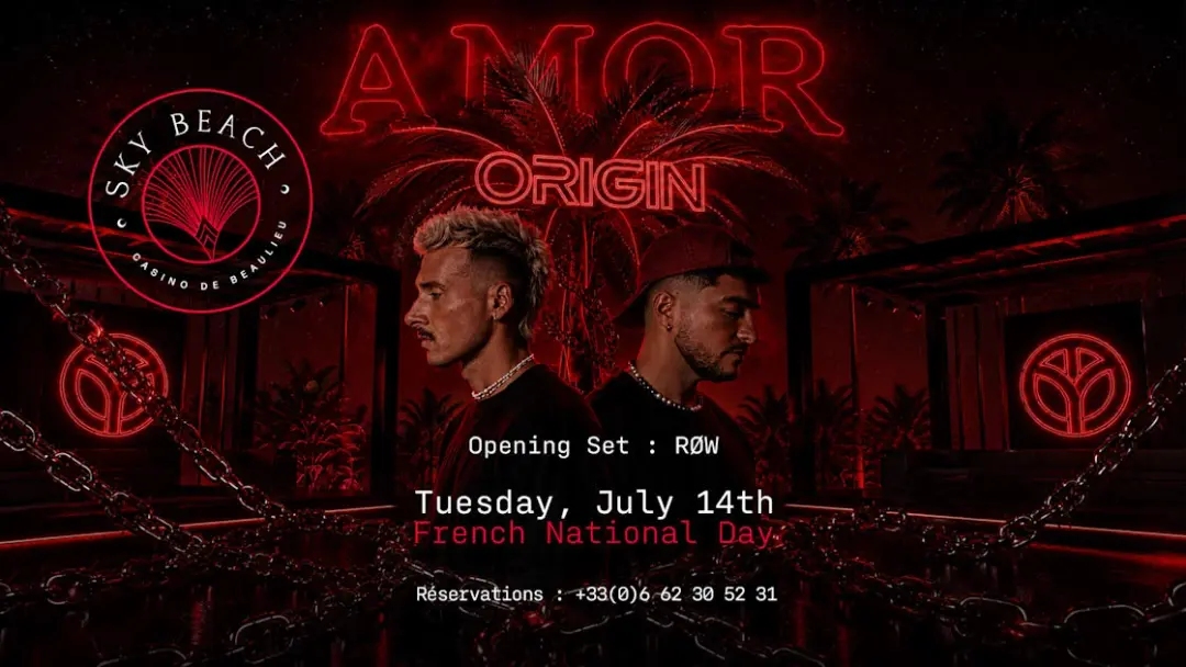 Amor X Skybeach By Origin • 14.07 • Fête Nationale