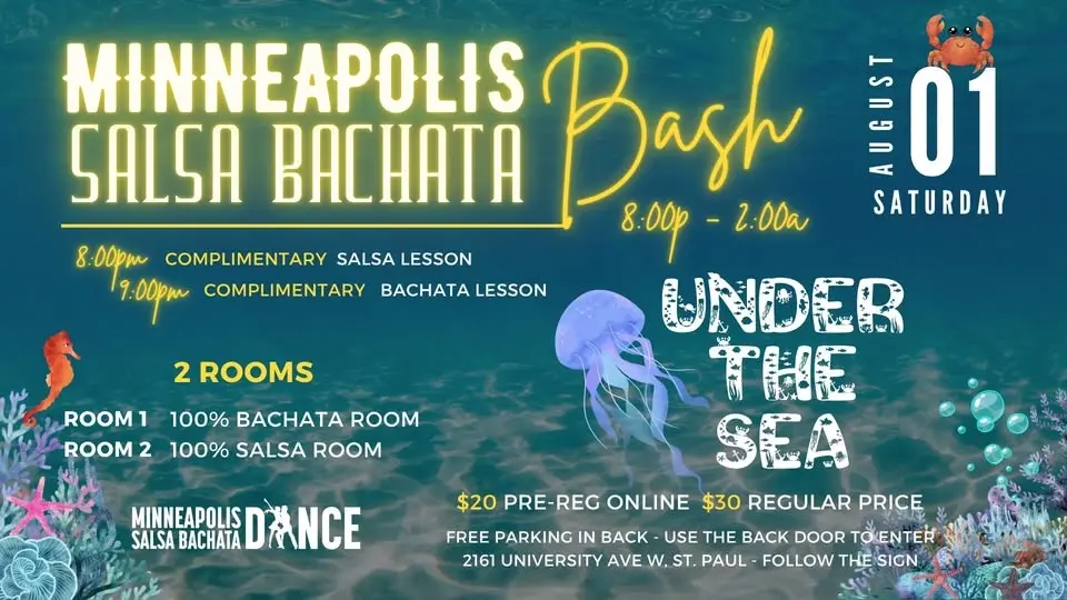 MINNEAPOLIS SALSA BACHATA BASH | UNDER THE SEA