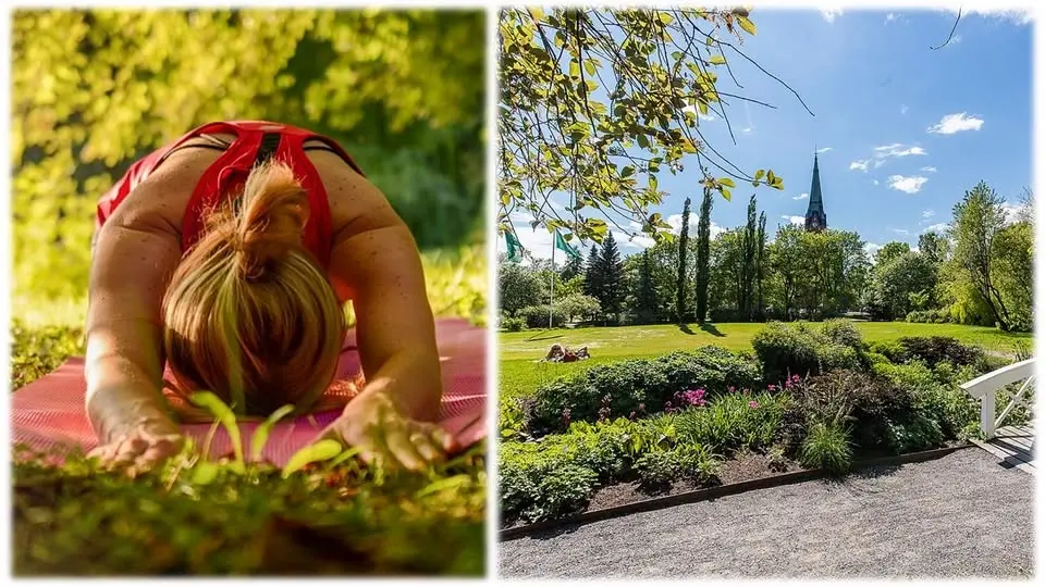 Pilates & Yoga i parken med Vän i Umeå