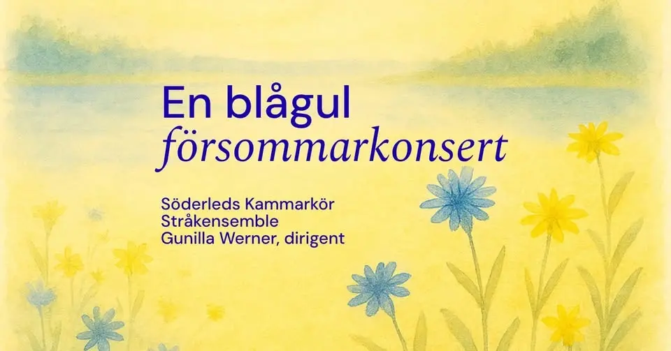 En blågul försommarkonsert