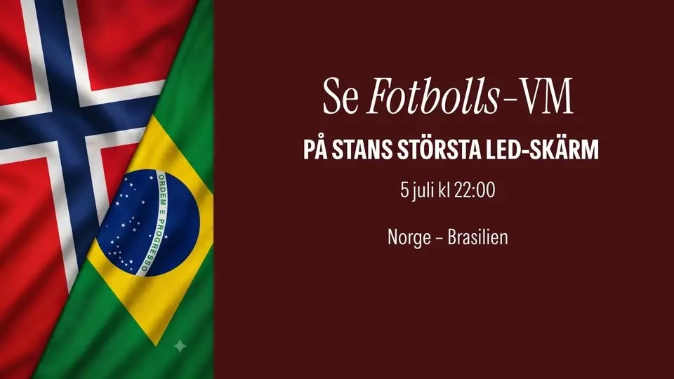 🇳🇴 NORGE – 🇧🇷 BRASILIEN VM 2026 Clarion Hotel Post