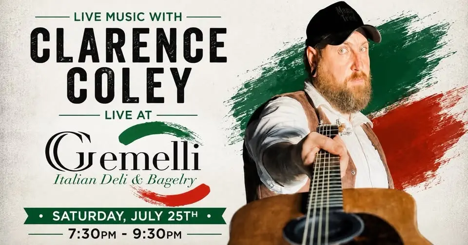 Clarence Coley🎶 LIVE at Gemelli!