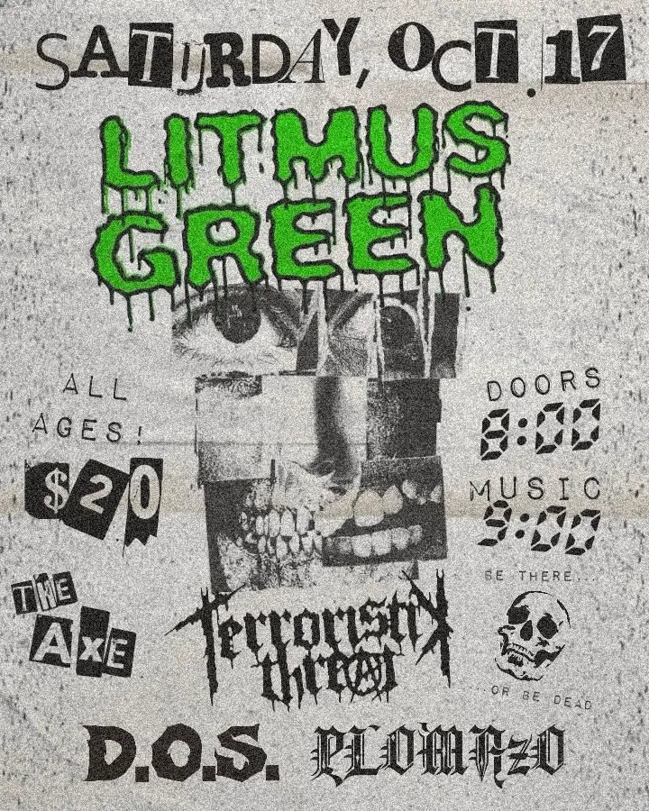 LITMUS GREEN (CA) * TERRORISTIC THREAT (CC) * D.O.S. (ATX) * PLOMAzO