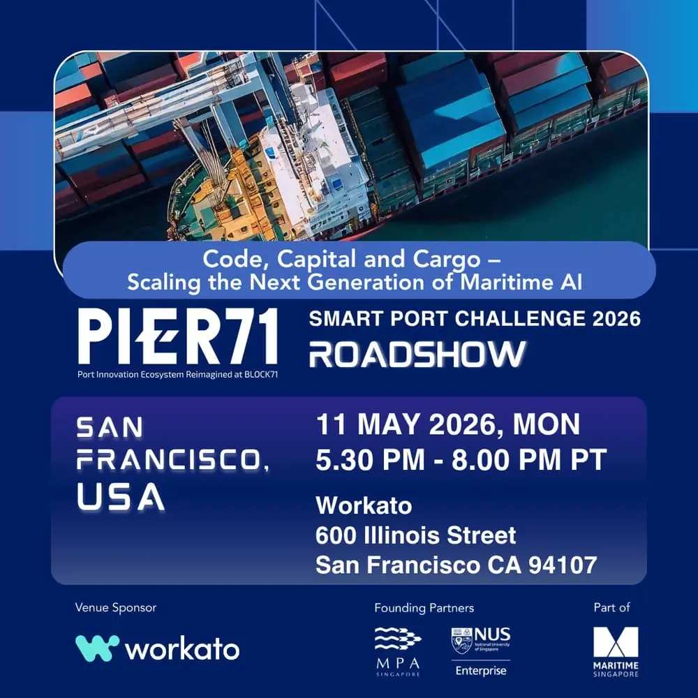 Code, Capital, and Cargo: Scaling the Next Generation of Maritime AI: PIER71 Roadshow - San Francisco
