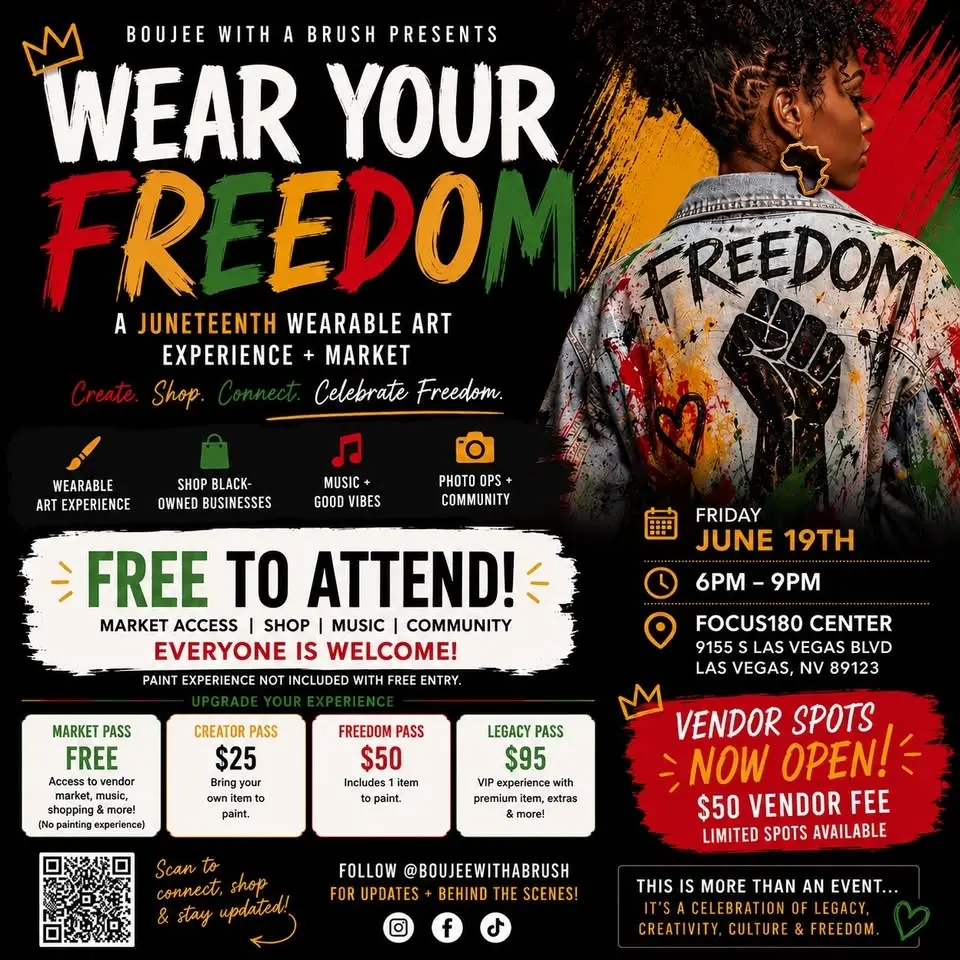 Wear Your Freedom: A Juneteenth Wearable Art Experience + Market
