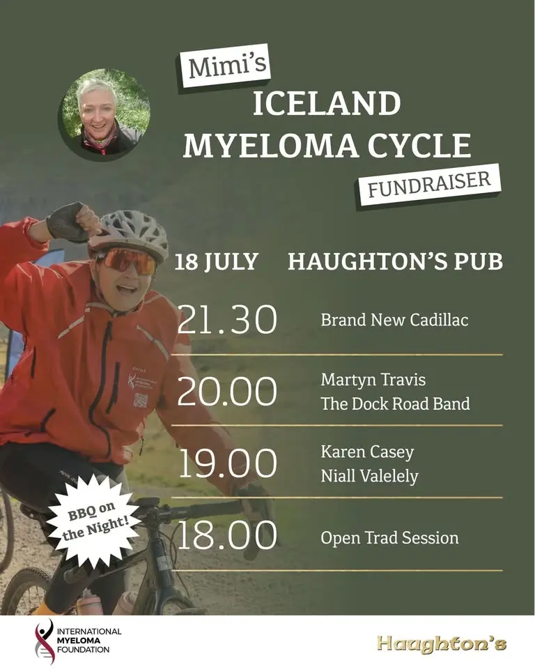 Mimi's Iceland Myeloma Cycle Fundraiser