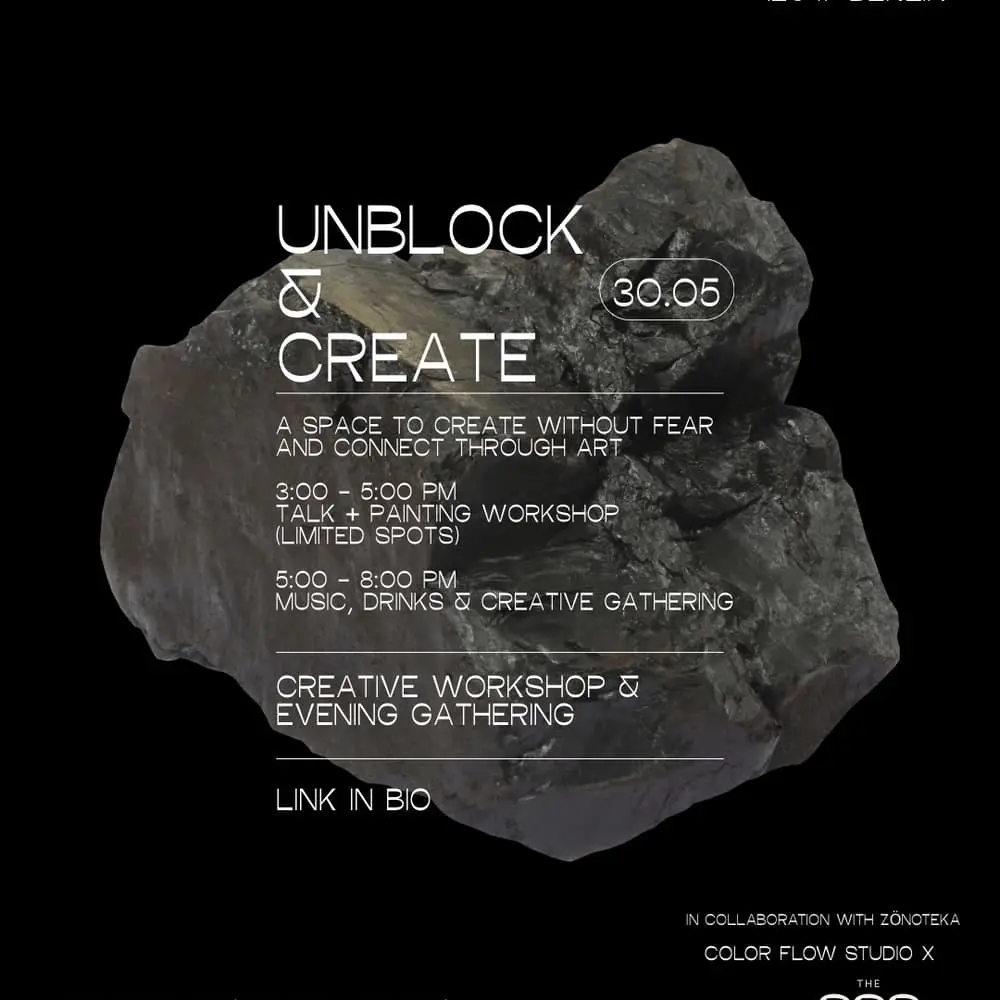 Unblock & Create – Creative Workshop + Gathering