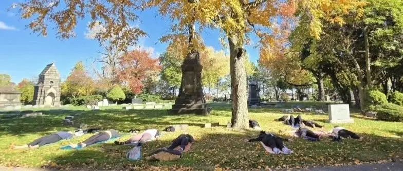 Riverside Cemetery Yoga