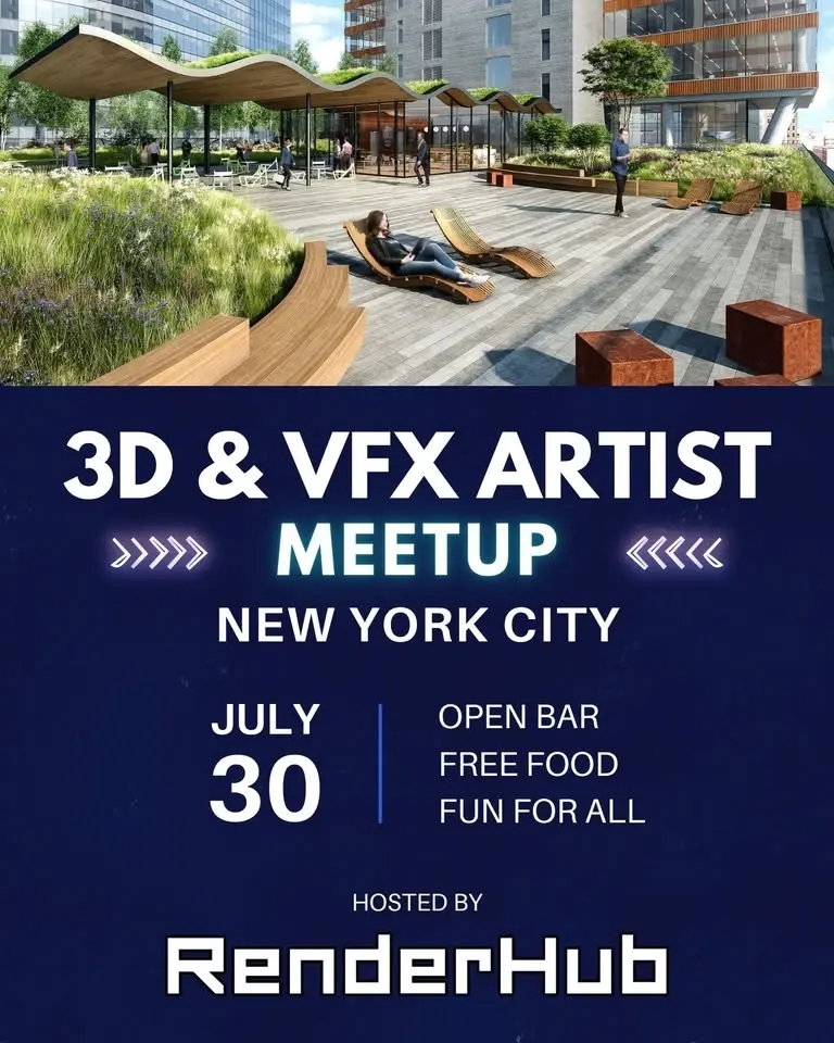 3D & VFX Meetup in New York City | Hosted by RenderHub