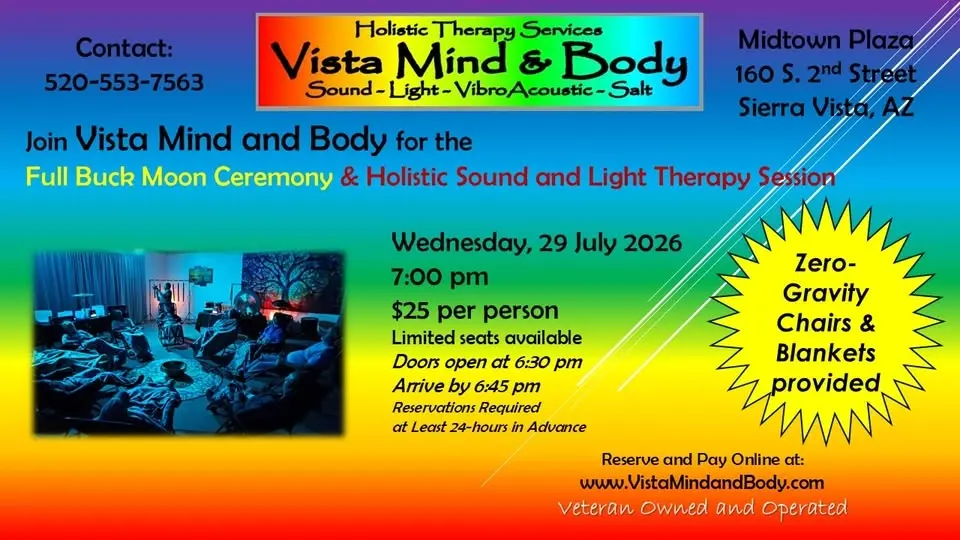 Full Buck Moon Ceremony and Holistic Sound Therapy Session