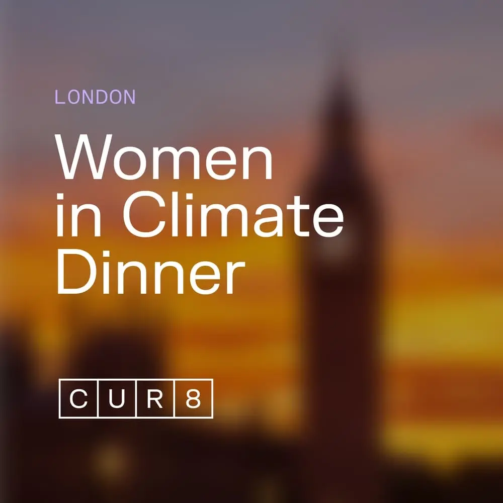 Women in Climate Dinner London