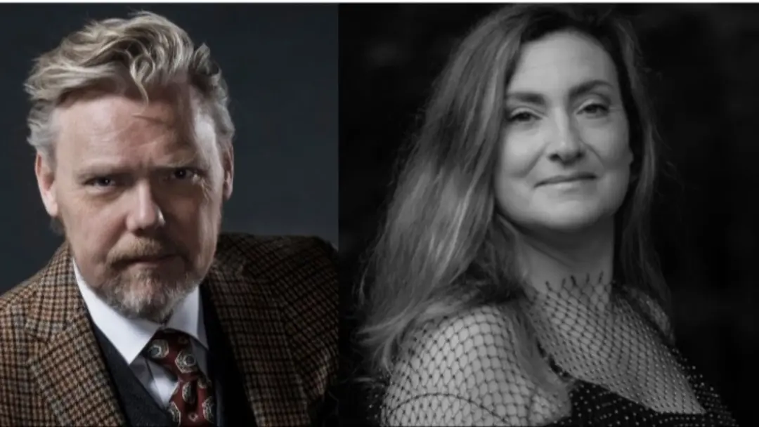   Vandringssånger-Hovsångaren Karl-Magnus Fredriksson och Francisca Skoogh piano
