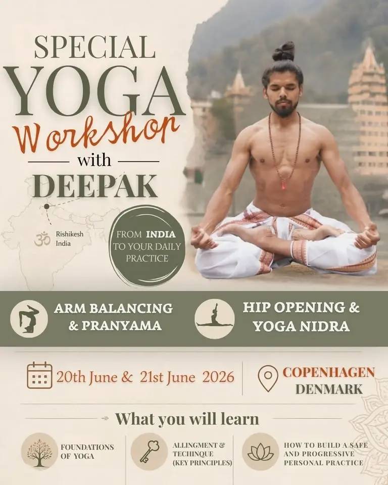 Yoga Workshop with Deepak from India