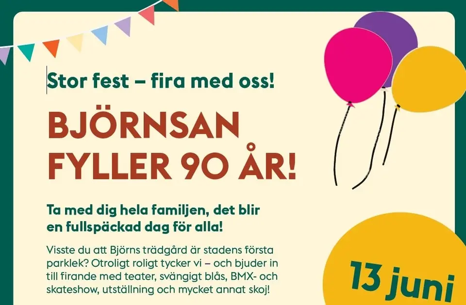 Björns trädgård fyller 90 år!